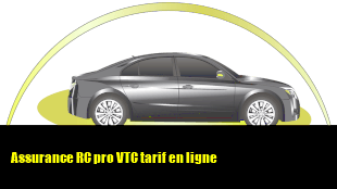 Assurance RC pro VTC tarif en ligne  